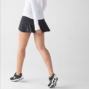 NWT Lululemon Circuit Breaker skirt II black